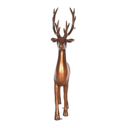 6 Foot Elegant Standing Deer Resin Display