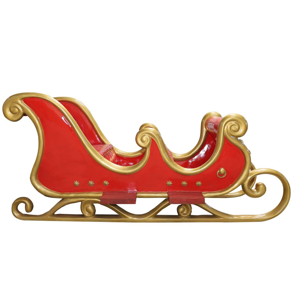 10 Foot Santa Sleigh 4 Seater Resin Display