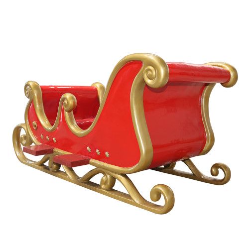 10 Foot Santa Sleigh 4 Seater Resin Display