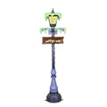 7 Foot Slim Witch Lamp Post Resin Display