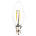 12 Volt Torpedo Candelabra base Lamp - 2700K