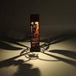 YIN YANG KOI 6x6 Silhouette Bollard