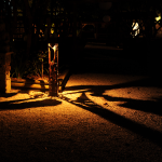 YIN YANG KOI 6x6 Silhouette Bollard